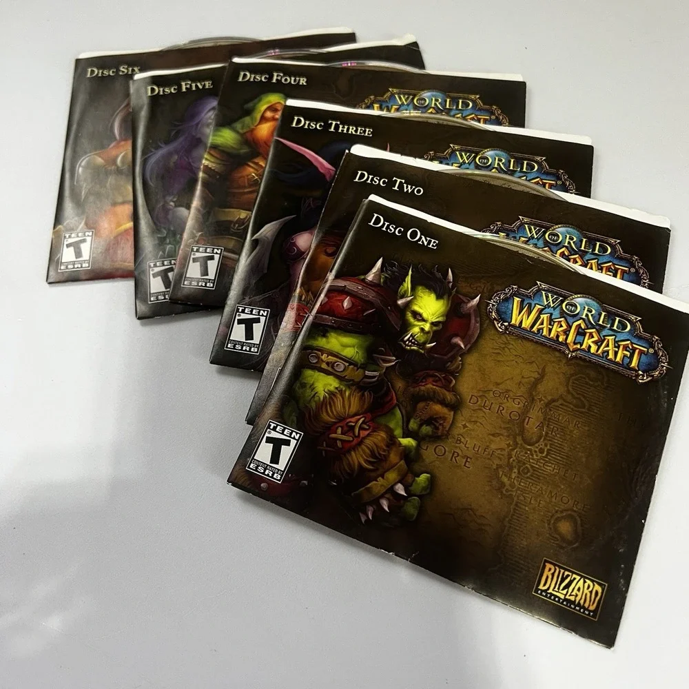 World of Warcraft (Windows/Mac, 2004) PC Classic Game‎ Box Set Complete